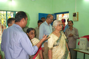 sandhyamalati Chatterjee visiting